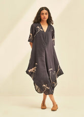 A Model Wearing Multicolor Cotton Mul Eclipse, curated by Only Ethikal